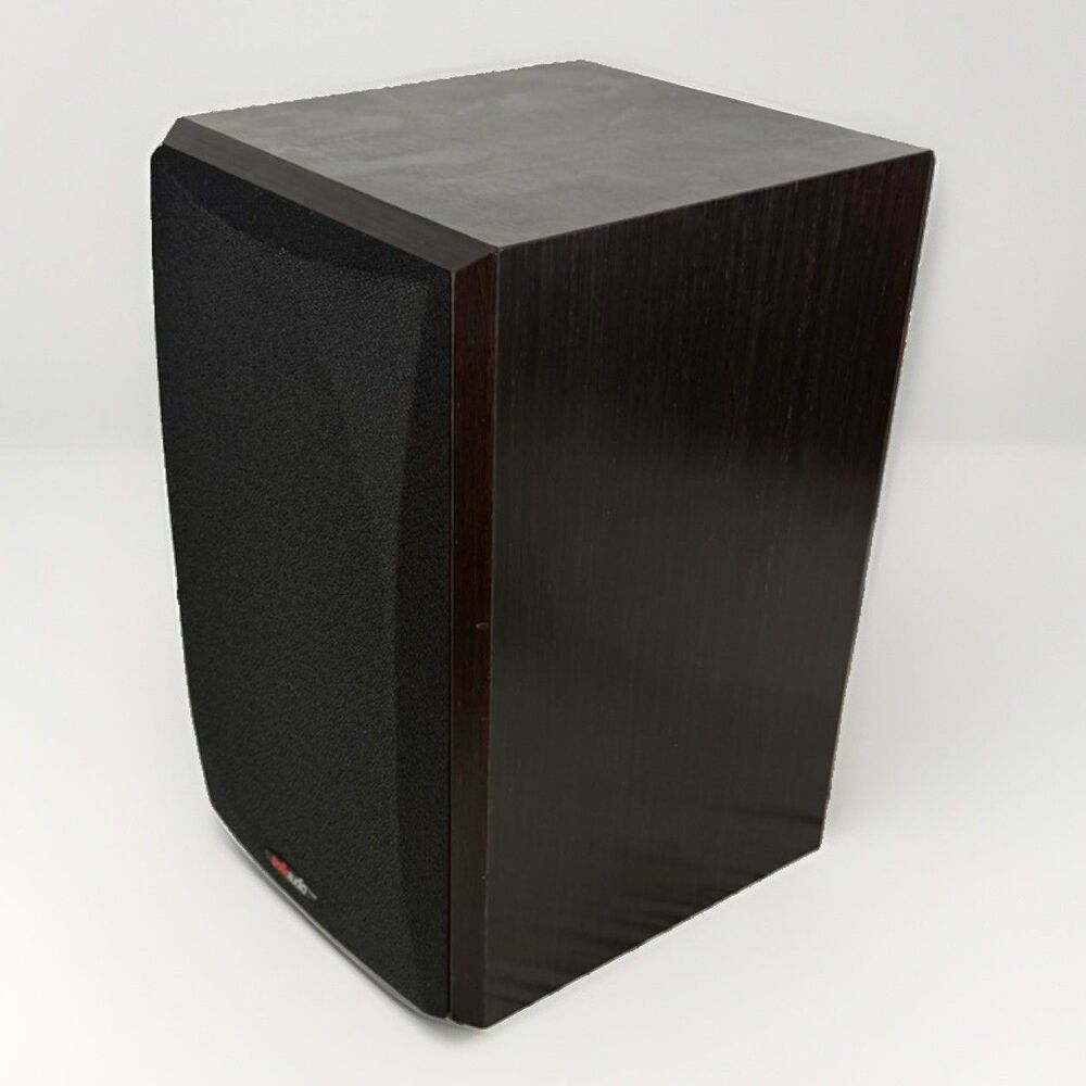 Polk Audio RTi28 Bookshelf Speaker Single Cherry Red Wood Real Veneer Tested